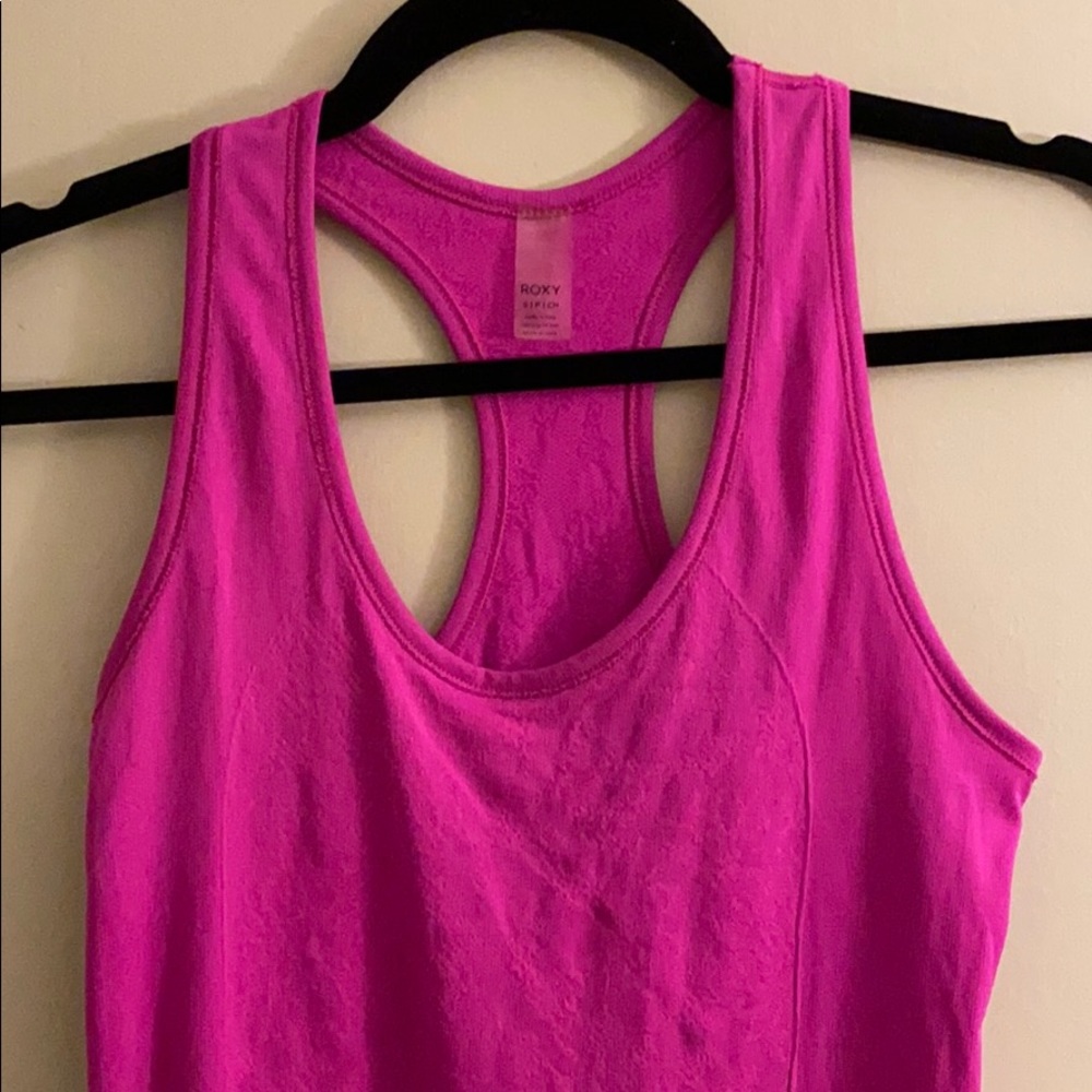 Fuchsia Roxy tank top - Picture 2 of 3